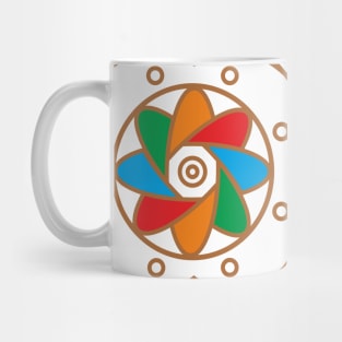 Colorful Vibes Abstract Energy Men's Graphic Mug